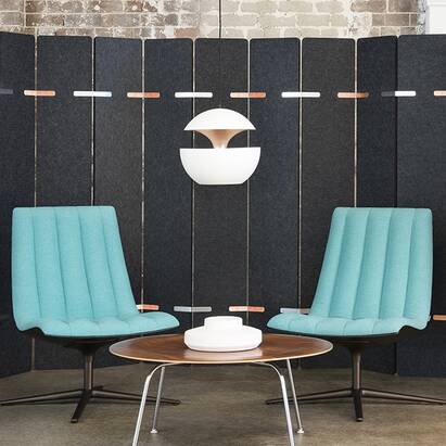 Desk Partition Meeting