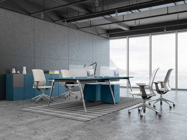 MAC – Workstation 4 Persons & Drawers MAC - Workstation 4 Persons & Drawers