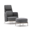 Leda - High Back Armchair