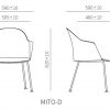 Mito Chair - Technical Drawing