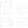Open System Seating - Qita - Dimensions